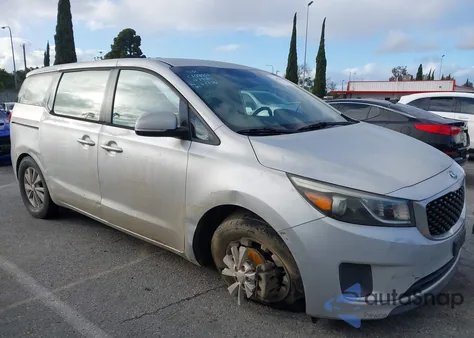 2015 Kia Sedona L z USA, uszkodzony, nr VIN KNDMA5C13F6037940
